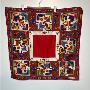 Vintage 100% silk bohemian Giorgio di Sant’ Angelo scarf